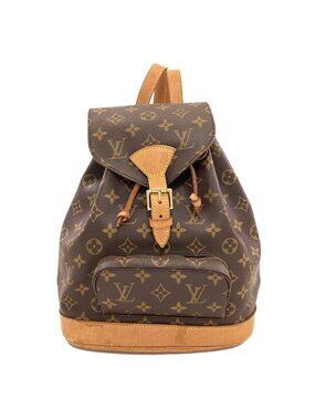 Louis Vuitton Montsouris Middle Backpack Monogram Canvas